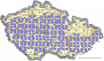 Klad mapových listů speciální mapy 1 : 75 000 ze III. vojenského mapování a chronologie jejich vydání